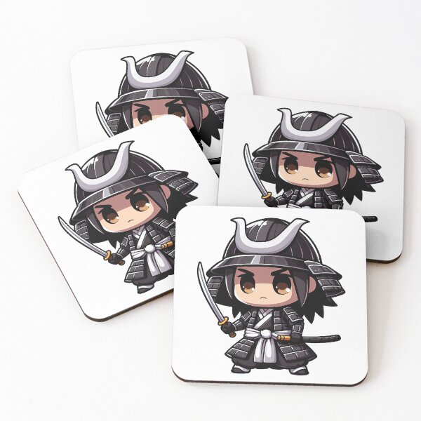 Item preview, Chibi Samurai designed and sold by Funny Vintage Stickers And T-Shirts.