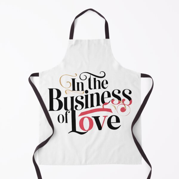 Item preview, A captivating typography design featuring the phrase "In the Business of Love" with each word in a different font style.  designed and sold by artumbre.