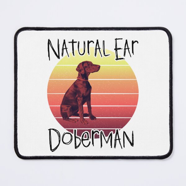Item preview, Copy of Natural Ear Doberman - gifts for dog lovers (black letters) designed and sold by alczar.