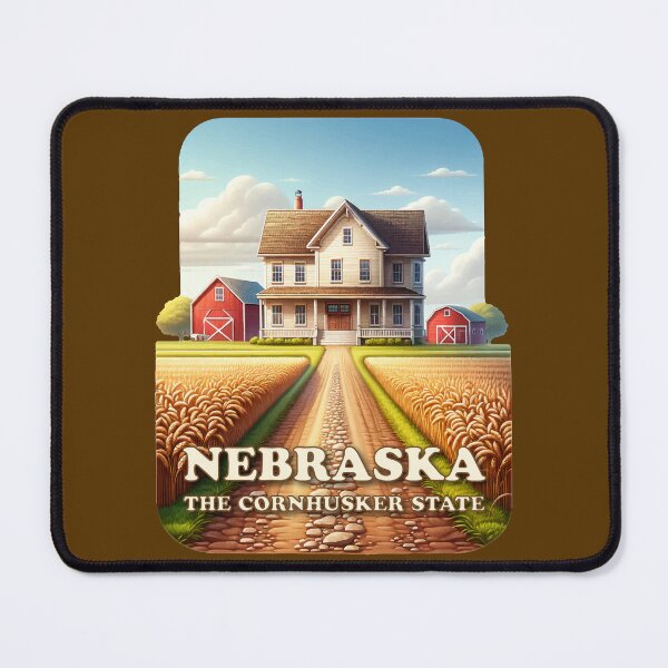 Item preview, Nebraska Farm House and Wheat Fields designed and sold by NPStudio.