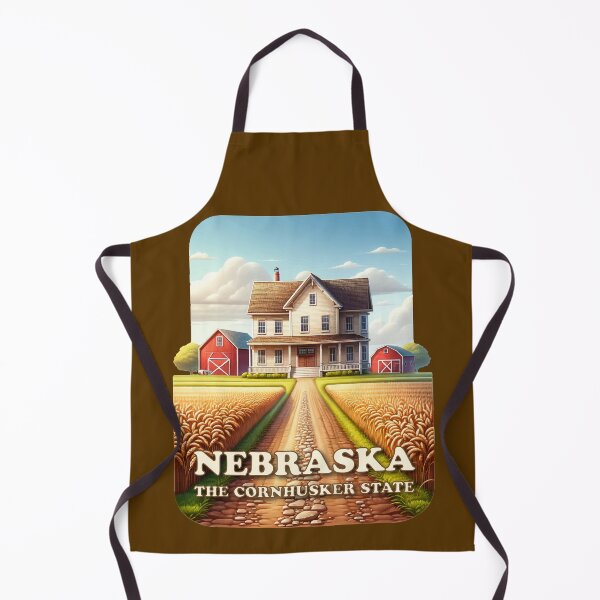 Item preview, Nebraska Farm House and Wheat Fields designed and sold by NPStudio.