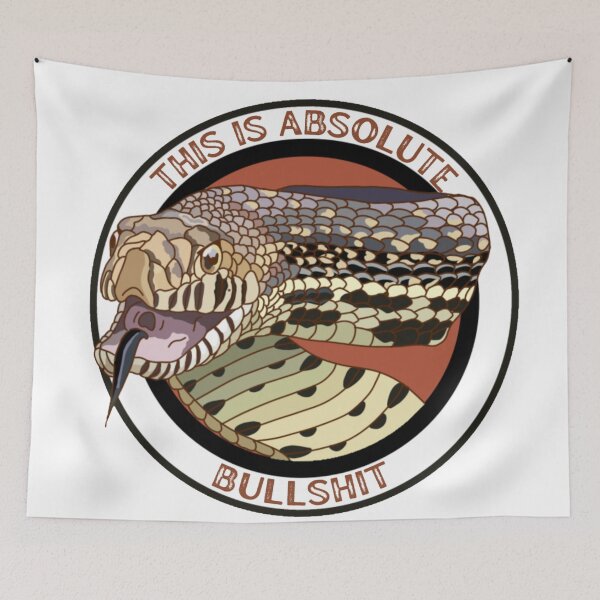 Item preview, This Is Absolute Bullshit | Bull Snake  designed and sold by Lily Hamilton.