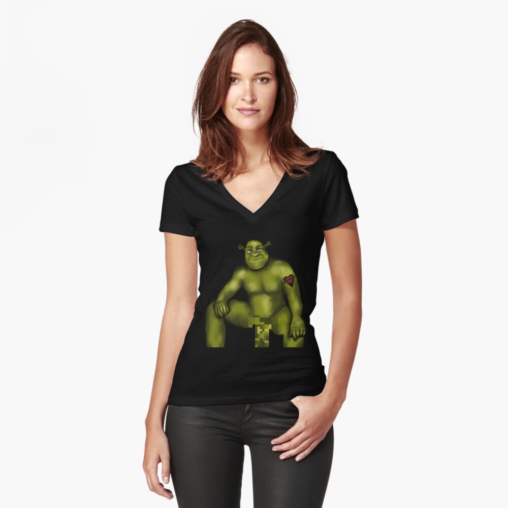 Artikel-Vorschau von Tailliertes T-Shirt mit V-Ausschnitt, designt und verkauft von andreehehe.