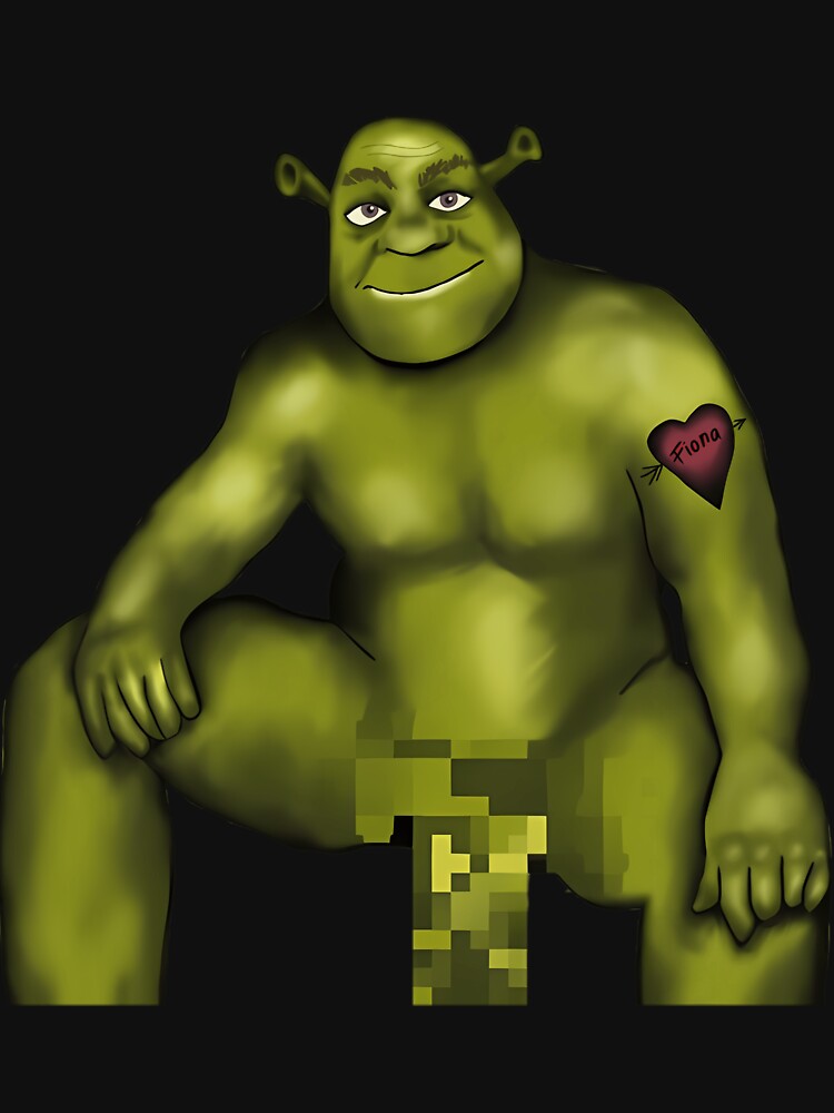 Thumbnail 7 von 7, Essential T-Shirt,  Thicc Boy Shrek designt und verkauft von andreehehe.