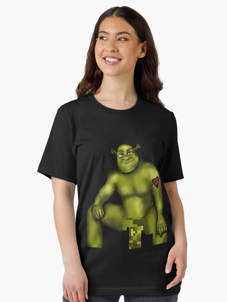 Thumbnail 2 von 7, Essential T-Shirt,  Thicc Boy Shrek designt und verkauft von andreehehe.
