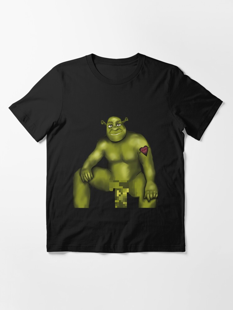 Thumbnail 3 von 7, Essential T-Shirt,  Thicc Boy Shrek designt und verkauft von andreehehe.
