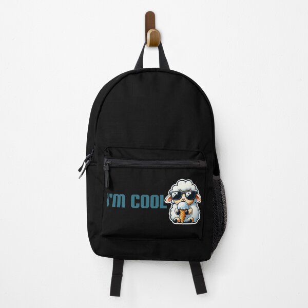 Item preview, I'M COOL - CUTE SHEEP EATING ICECREAM designed and sold by justyna-s28.