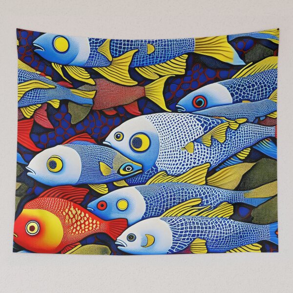 Aperçu de l'œuvre Neon Shoal 3 créée et vendue par ramboe.