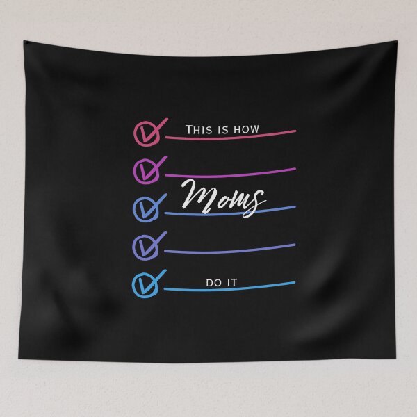 Item preview, This is How Moms Do It Checklist designed and sold by SunandShade.