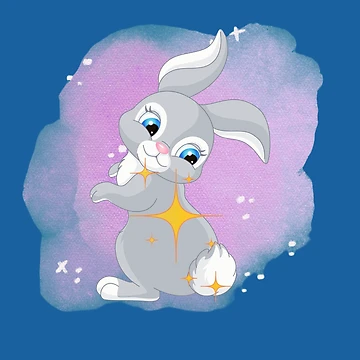 Artwork thumbnail, Magical Rabbit by DesignNebula