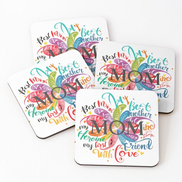 Item preview, #Mother, My Mom, My Mom is Heroine, My First Friends - With Love Design designed and sold by Colorful-Garden.