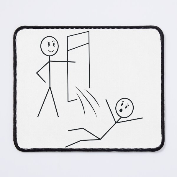 Item preview, Stick figure window accident designed and sold by Cyrenaica 1949.