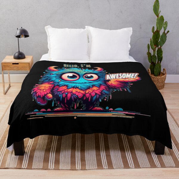 Item preview, Vibrant Monster Nametag Tee - Be Unapologetically Awesome designed and sold by tronictees.