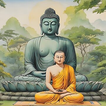 Artwork thumbnail, Buddha Meditation 2 by McMuggles