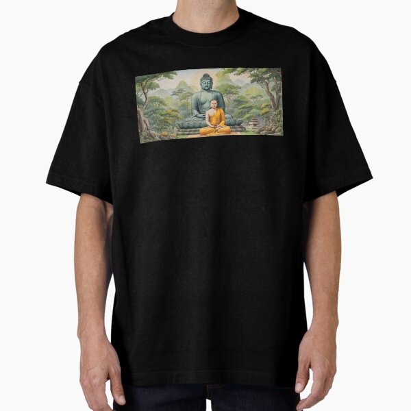 Buddha Meditation 2 Oversized T-Shirt