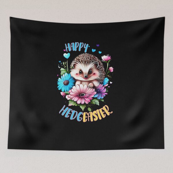 Item preview, Easter Hedgehog - Happy Hedgeaster designed and sold by GRABAPSHOP.