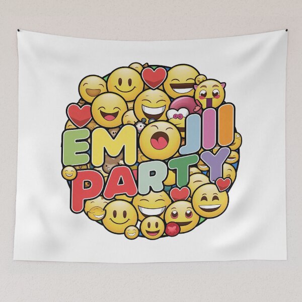 Item preview, Fun Emoji Party designed and sold by Thompika.