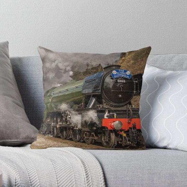 The Flying Scotsman Throw Pillow