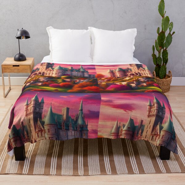 Item preview, Old Castle Whispers of the Pink Horizon designed and sold by EmeraldeaArt.