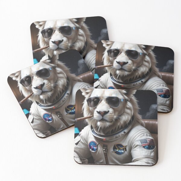 Item preview, Chilled White Space Lion designed and sold by Sidney Graf.