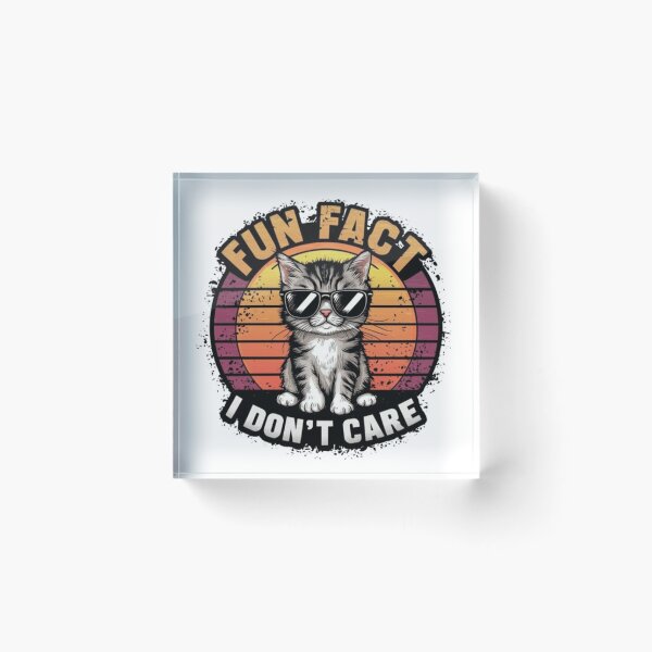 Item preview, Fun fact, I don't care! designed and sold by JonysCreativeDesigns.