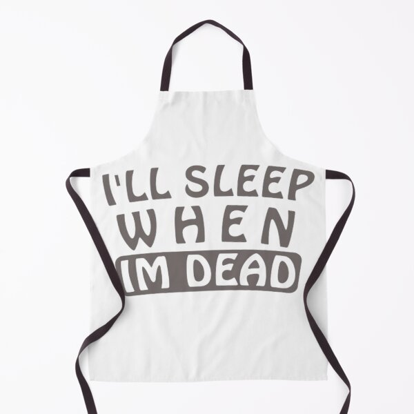Item preview, I will sleep when im dead | Motivational quote designed and sold by AnimalWorldArtt.