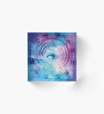 The Eye On Time Acrylic Block