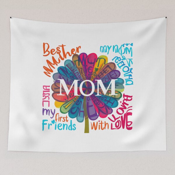 Item preview, Copy of #Mother, My Mom, My Mom is Heroine, My First Friends - With Love Design designed and sold by Colorful-Garden.