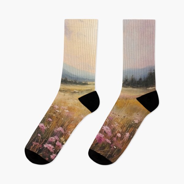 Item preview, Field of Pink Flowers designed and sold by r-tranquility.