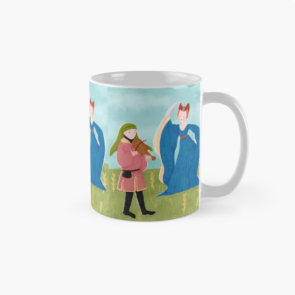 Item preview, Vintage Fantasy inspired Medieval Scene Illustration designed and sold by MariOyama.