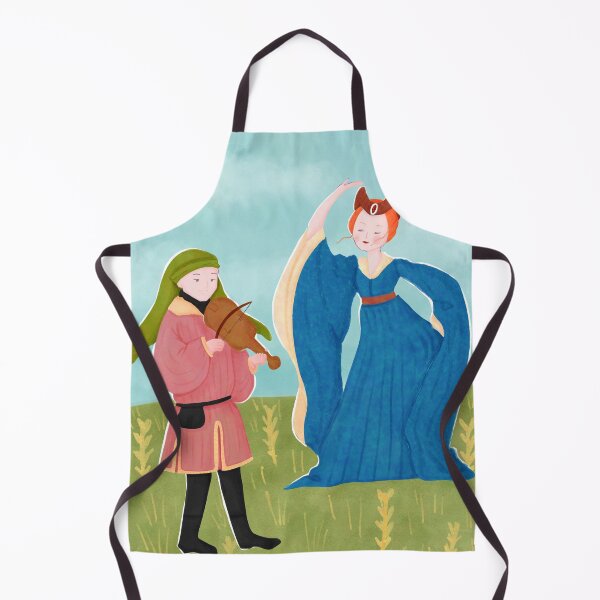 Item preview, Vintage Fantasy inspired Medieval Scene Illustration designed and sold by MariOyama.
