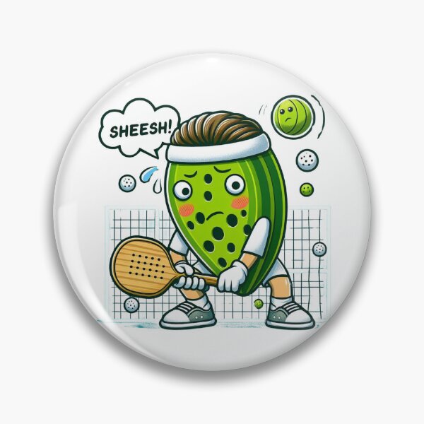 Item preview, Pickleball Slang "Sheesh" Pickleman (Tennis) designed and sold by BattlefoxxEarth.