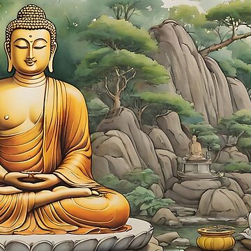Artwork thumbnail, Buddha Mediatation 3 by McMuggles