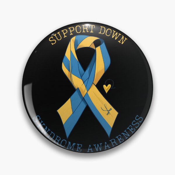 Item preview, Inclusion Ribbon Down Syndrome Awareness Love Symbol designed and sold by ChicTrendz.
