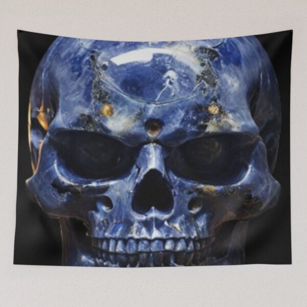 Item preview, Crystal Skull (Sodalite) designed and sold by Zendragon-Store.