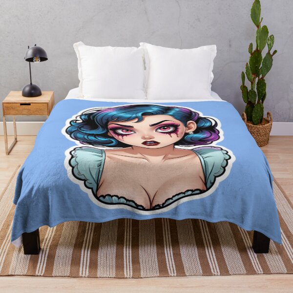 Aperçu de l'œuvre Cute Vintage Anime Zombie Pinup Girl créée et vendue par TheArtOfPat.