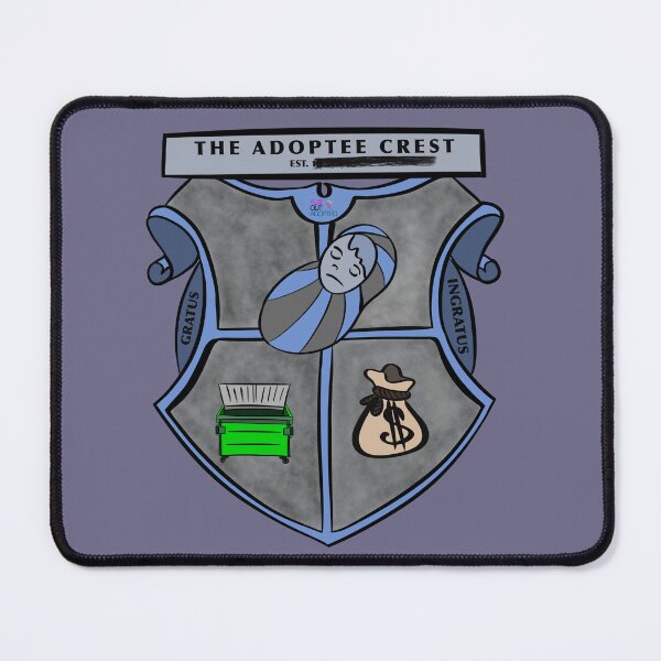 Item preview, The Adoptee Crest (Satire) designed and sold by FlatOutAdopted.