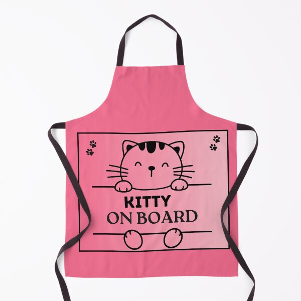 Item preview, kitty on board,cat on board, designed and sold by Basiadesign.