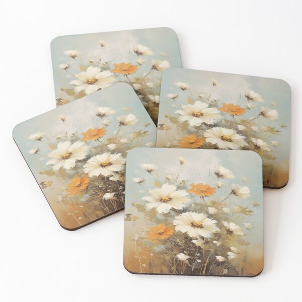 Item preview, White and Orange Flowers designed and sold by r-tranquility.
