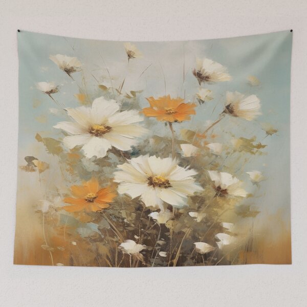 Item preview, White and Orange Flowers designed and sold by r-tranquility.