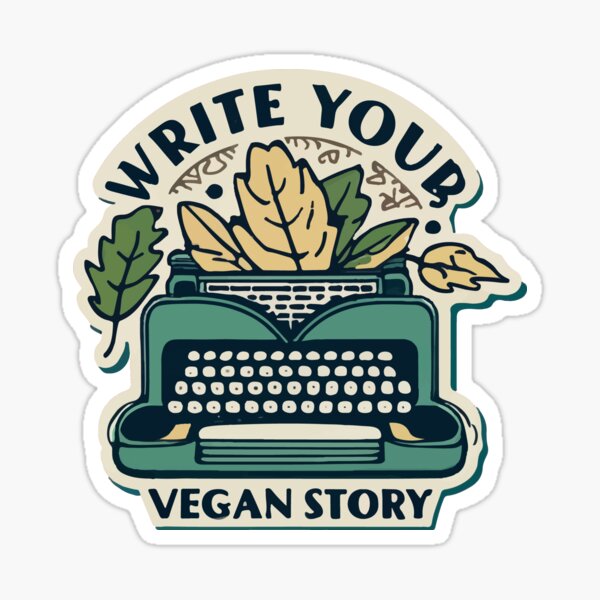 Item preview, Vintage Typewriter Vegan Story Themed Design designed and sold by NiftyWrx.