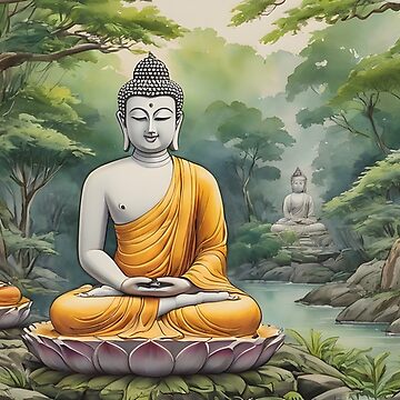 Artwork thumbnail, Buddha Meditation 5 by McMuggles