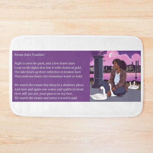 Item preview, Sara Teasdale Swans Poem designed and sold by eveyting.