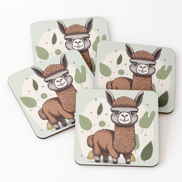 Item preview, Llama Alpaca Friendly Atacama Desert Cartoon designed and sold by Horizon Cartoon.