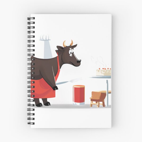 Item preview, Old Cow Making Cake at Home designed and sold by omerfdln34.
