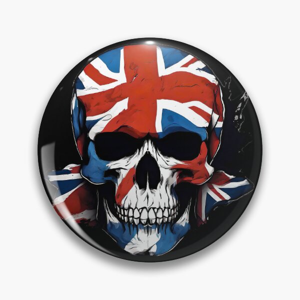 Item preview, Union Jack Skull designed and sold by Zenvo.