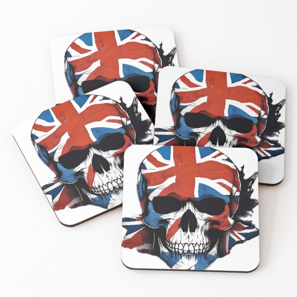 Item preview, Union Jack Skull designed and sold by Zenvo.