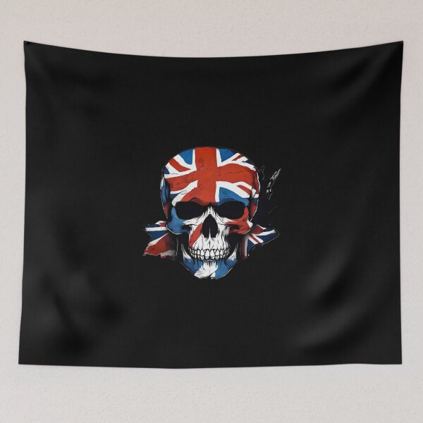 Item preview, Union Jack Skull designed and sold by Zenvo.