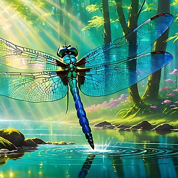 Artwork thumbnail, Majestic Dragonfly Scene 1 by McMuggles