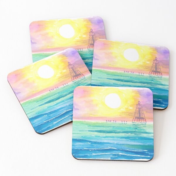 Item preview, Florida Keys Sunset with Sand Key Lighthouse designed and sold by artshop77.